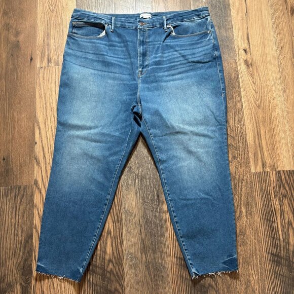 Good American x Calik Denim Jeans GCLAF228T Size 28-32 Plus NWT - Picture 1 of 7